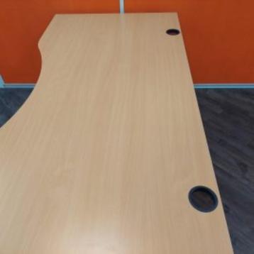 Kinnarps  bureau met slinger en kabelgoot 180x90xH62-82,24st - afbeelding 8