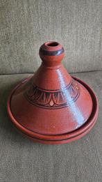 Handgemaakte Marokkaanse Tajine Pan (31 cm) van Aardewerk, Ophalen of Verzenden, Zo goed als nieuw, Overige materialen, Overige typen
