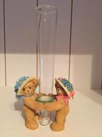 Cherished Teddies met vaas, Verzamelen, Ophalen of Verzenden, Zo goed als nieuw, Beeldje, Cherished Teddies