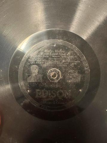Oude Edison diamond disc dikke 78 rpm platen beschikbaar voor biedingen