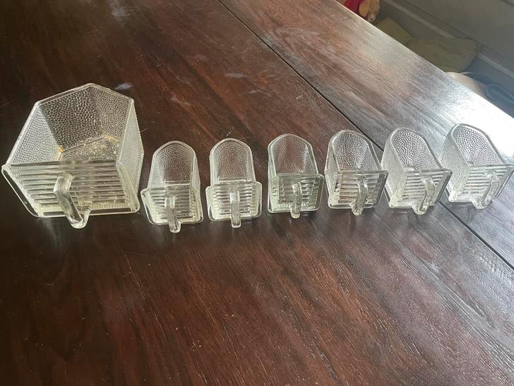 Oude glazen voorraadbakken van merk Weck, Huis en Inrichting, Keuken | Potten en Pannen, Gebruikt, Pot, Bus of Blik, Glas, Ophalen