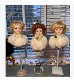 Korting 3 x pop met haar, kussen, belletjes, op stok pr.p.st, Verzamelen, Poppen, Verzenden, Nieuw, X, Pop