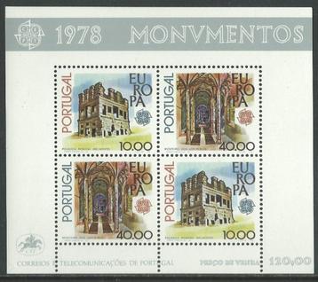 PORTUGAL 1978 EUROPA-CEPT Blokje, Michel: B-23, Postfris. beschikbaar voor biedingen