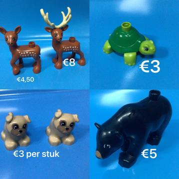 Diverse Lego/Duplo dieren figuren beschikbaar voor biedingen