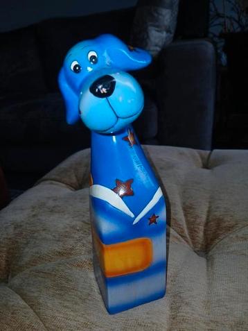 Vintage spaarpot hond / handpainted beschikbaar voor biedingen