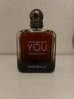 Emporio Armani Stronger With You Absolutely 100ml, Sieraden, Tassen en Uiterlijk, Uiterlijk | Parfum, Ophalen of Verzenden, Zo goed als nieuw
