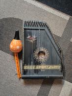Citer en fluit,  samen als decoratie., Muziek en Instrumenten, Ophalen, Gebruikt