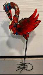 Kunst design metaal kraanvogel, Zo goed als nieuw, Ophalen