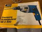 AEG Klopboormachine, Doe-het-zelf en Verbouw, Gereedschap | Boormachines, Ophalen of Verzenden, Gebruikt, Boormachine