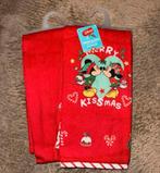 Disney kerst tafelloper Mickey en Minnie Mouse, Ophalen of Verzenden, Mickey Mouse, Zo goed als nieuw, Beeldje of Figuurtje