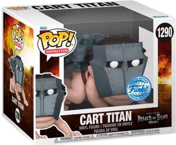 Funko POP! Attack On Titan Super Cart Titan Exclusive Figure beschikbaar voor biedingen
