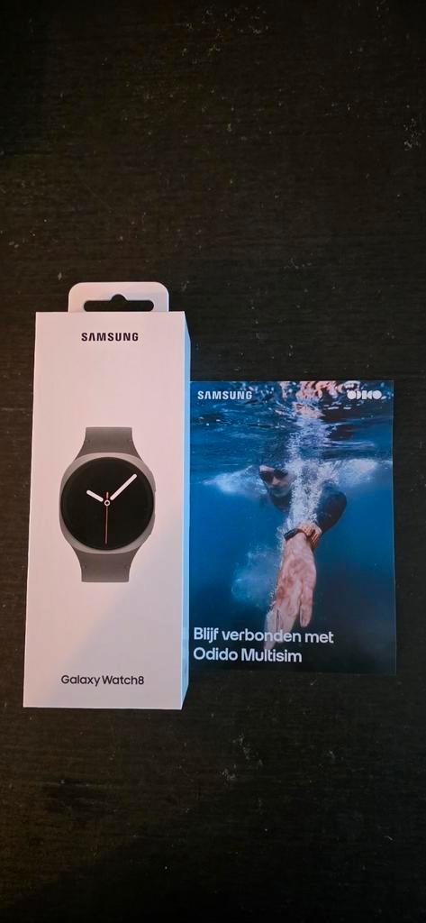 Samsung Galaxy Watch 8 - Nieuw in doos!, Sieraden, Tassen en Uiterlijk, Smartwatches, Nieuw, Android, Grijs, Afstand, Calorieverbanding
