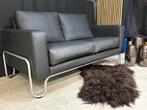 Gispen AD 2-zits bank - TOLEDO ZWART - Als Nieuw, Ophalen, Gebruikt, ., 150 tot 200 cm