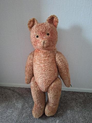 Vintage Teddybeer, 75 cm beschikbaar voor biedingen