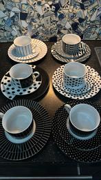 ART WERK porcelein vintage 6 delig, Ophalen of Verzenden