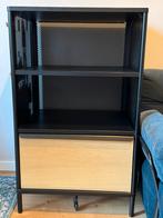 Ikea Bekant kantoorkast zwart, Zwart metaal en licht eiken, 50 tot 100 cm, Zo goed als nieuw, Minder dan 100 cm