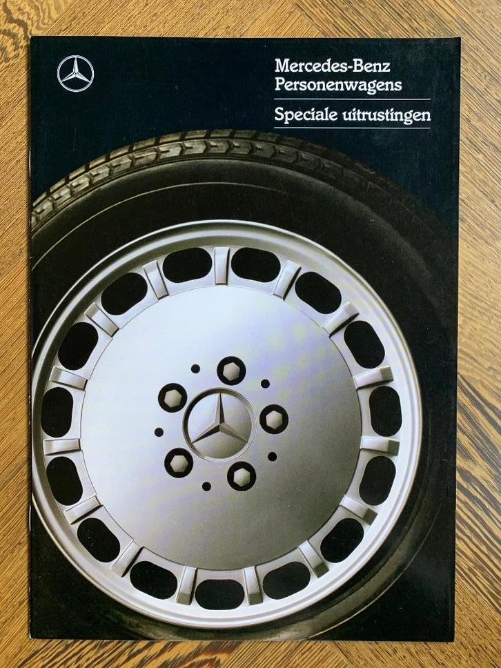 NL brochure folder Mercedes-Benz Speciale uitrustingen 1990, Boeken, Auto's | Folders en Tijdschriften, Nieuw, Mercedes, Ophalen of Verzenden