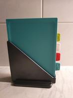 Snijplanken set in houder 15x21 cm, Ophalen of Verzenden, Zo goed als nieuw