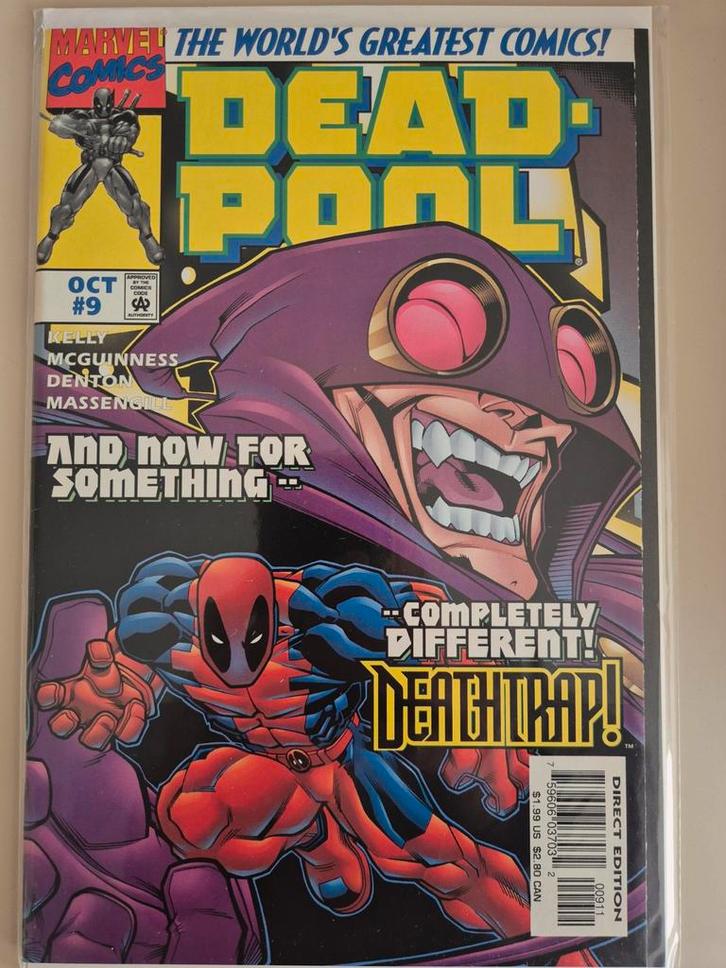 Deadpool #9 (1997), Boeken, Strips | Comics, Zo goed als nieuw, Eén comic, Amerika, Ophalen of Verzenden