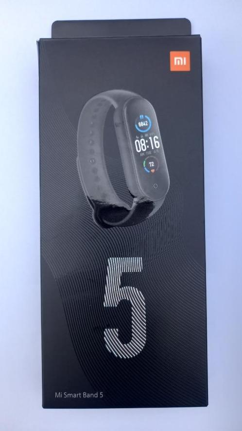 Xiaomi Mi Band 5 - Activity tracker - Zwart, Sieraden, Tassen en Uiterlijk, Activity trackers, Zo goed als nieuw, Android, Zwart