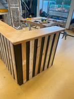 Houten Bar / Toonbank, Ophalen, Gebruikt, Inclusief barstoelen
