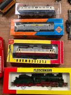 Grote partij fleischmann treinen wagons spoor en toebehoren, Hobby en Vrije tijd, Fleischmann, Gebruikt, Treinset, Gelijkstroom