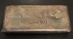 Zilverbaar Matthey Garrett 1.002 kg zeldzaam, Verzenden, Zilver