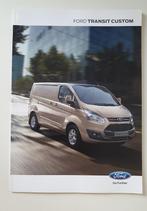 Folder Ford Transit Custom inclusief special editions 2013, Boeken, Auto's | Folders en Tijdschriften, Ophalen of Verzenden, Zo goed als nieuw