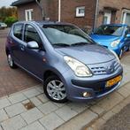 Nissan Pixo 1.0 50KW 5D 2012 Blauw Airco Gr beurt en APK !!!, Voorwielaandrijving, Stof, 200 kg, Origineel Nederlands