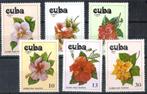 Cuba Mi nr 2356/2361 postfris Bloemen, Dier of Natuur, Verzenden, Postfris