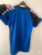 Hummel sportshirt maat S getailleerd, Blauw, Overige typen, Ophalen of Verzenden, Zo goed als nieuw