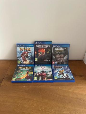 6x PS4 games beschikbaar voor biedingen