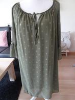 Gevoerde tuniek maat 48-50 met goudkleurige glitter (MK), Kleding | Dames, Grote Maten, Verzenden, Zo goed als nieuw, Overige kleuren
