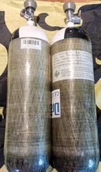 duikfles carbon 6,8l lichtgewicht, Watersport en Boten, Duiken, Ophalen of Verzenden, Zo goed als nieuw, Duikfles