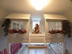 Hoogslaper kinderbed huisje, wit, Huis en Inrichting, Slaapkamer | Bedden, Ophalen, Tweepersoons, Hout, 140 cm