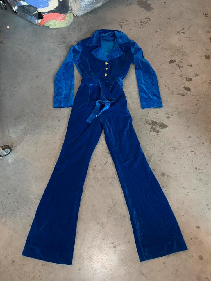 Pietenpak van kwaliteit - echt vintage, Kleding | Dames, Jumpsuits, Zo goed als nieuw, Zwart, Ophalen of Verzenden