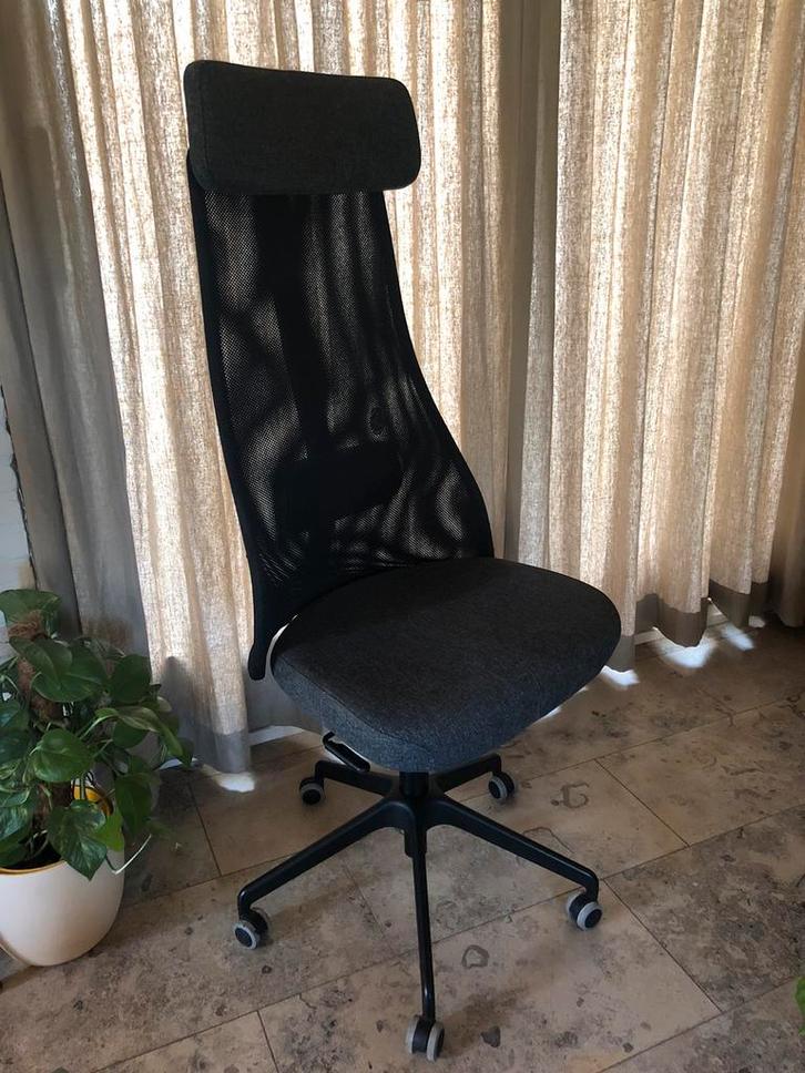 Järvf Jället bureaustoel Ikea, Huis en Inrichting, Bureaustoelen, Gebruikt, Zwart, Ophalen of Verzenden
