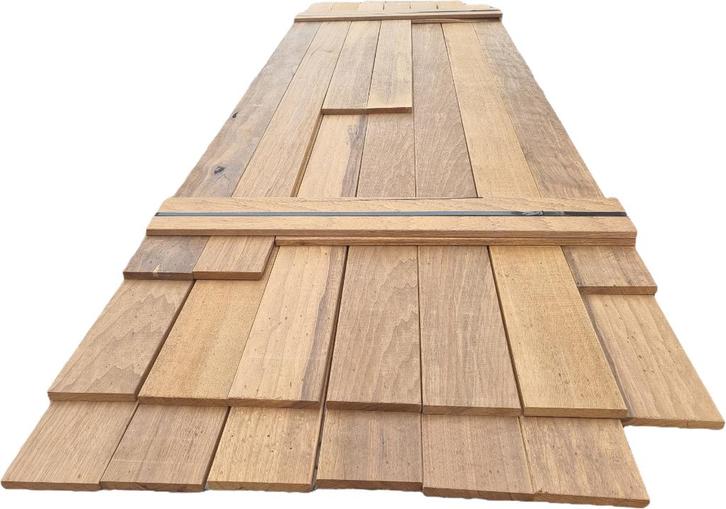 Hardhouten planken - geschaafd 1.8x14.0 cm - nr: HP266, Tuin en Terras, Palen, Balken en Planken, Nieuw, Planken, Hardhout, Ophalen