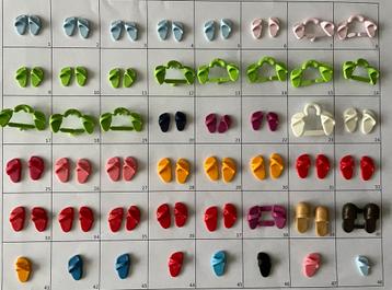Losse onderdelen slippers pantoffels beschikbaar voor biedingen