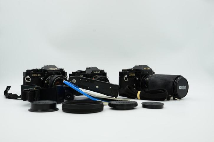 Ricoh XR-2s XR2 en Cosina CT-10 voor de liefhebber, Audio, Tv en Foto, Fotocamera's Analoog, Niet werkend, Spiegelreflex, Overige Merken