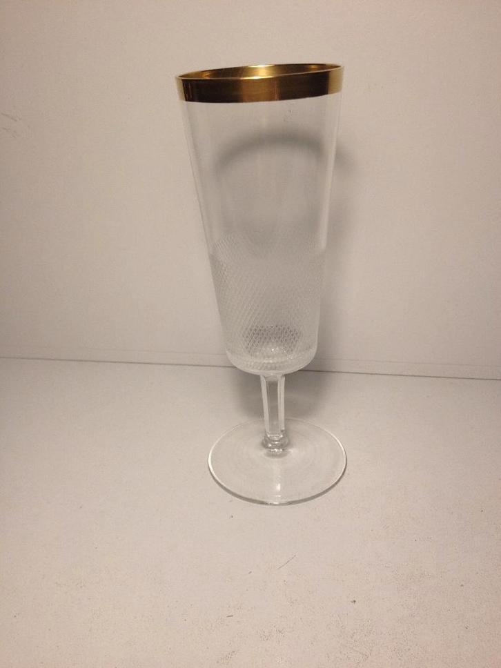 24 antieke glazen 4x 6 verschillende, Antiek en Kunst, Antiek | Glas en Kristal, Ophalen