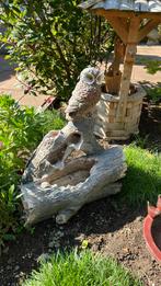 Water fontein ornament met uil, Tuin en Terras, Waterpartijen en Fonteinen, Ophalen, Gebruikt, Waterornament
