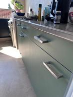 Mooie keukenblok zsm meenemen, Huis en Inrichting, Keuken | Complete keukens, Ophalen, Zo goed als nieuw, Bruin, Enkelwandige keuken