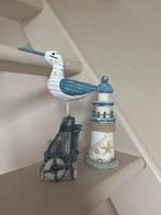 Stranddecoratie Set: Meeuw & Vuurtoren, Antiek en Kunst, Ophalen of Verzenden