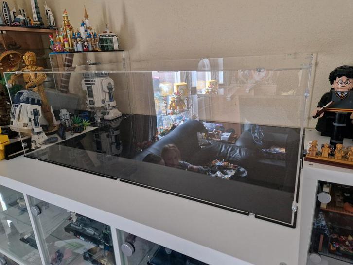 Vitrinekast voor LEGO Millennium Falcon 75192/10179, Huis en Inrichting, Kasten | Vitrinekasten, Zo goed als nieuw, Minder dan 100 cm