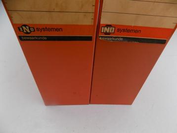 Vintage adminstratie archiefdoos metaal INO oranje  Jaren 60 beschikbaar voor biedingen