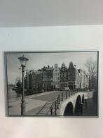 Prent 100 bij 140 Amsterdam (Keizersgracht), Huis en Inrichting, Ophalen, 125 cm of meer, Schilderij, 75 cm of meer