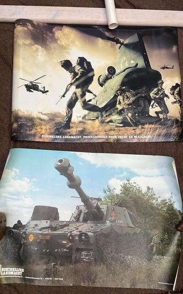 10 vintage posters Koninklijke landmacht jaren 80 /90 beschikbaar voor biedingen