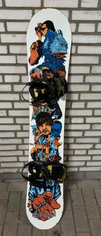 Bataleon Evil Twin 157 + Ride Rodeo Bindingen + Tas, Sport en Fitness, Snowboarden, Ophalen, Board