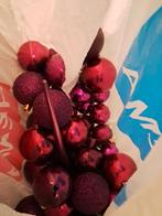 Paarse kerstballen, Ophalen of Verzenden